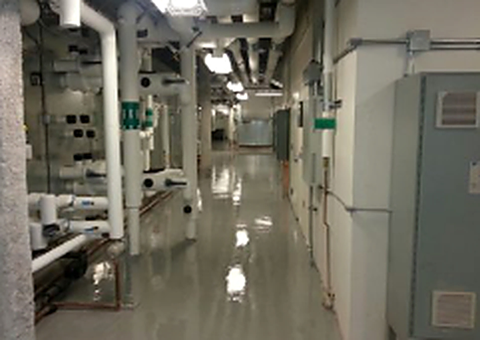 GVSU Floor Coating — Mechanical Room Coating